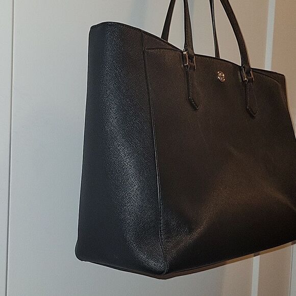 Tory Burch Robinson large saffiano leather Tote bag - Picture 3 of 16